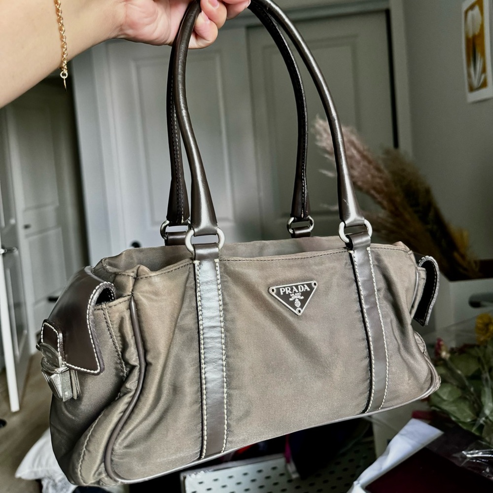 Authentic Vintage Prada Tessuto Nylon Army Green